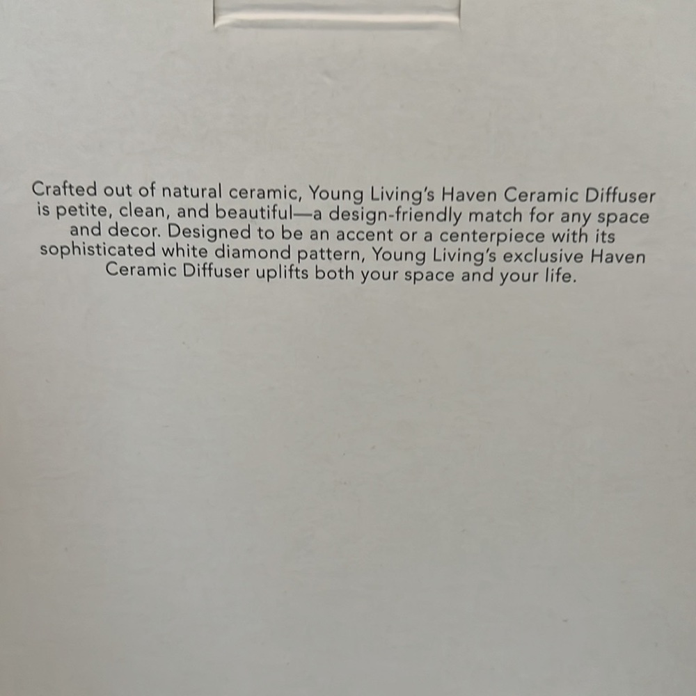 New Young Living Haven Ceramic Diffuser - Picture 3 of 7